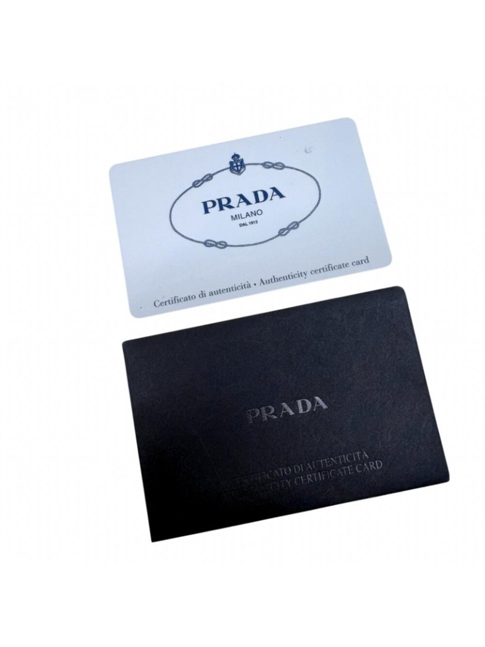 Prada 2-Way Bag Navy Leather - Picture 10 of 10